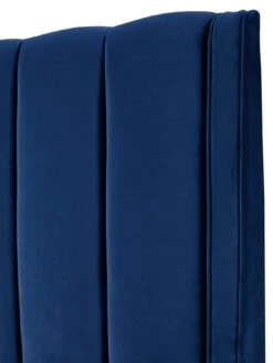 Michelle Keegan Home Phoebe Bed Frame & Headboard - Navy -FurniHaven Shop QFWRF SQ4 0000000048 NAVY SLd1