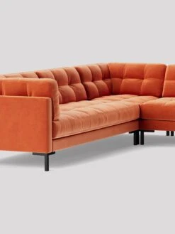 Swoon Landau Fabric 5 Seater Corner Sofa 10 Swoon Landau Fabric 5 Seater Corner Sofa -FurniHaven Shop QGJ7K SQ3 0000000537 BURNT ORANGE DGy