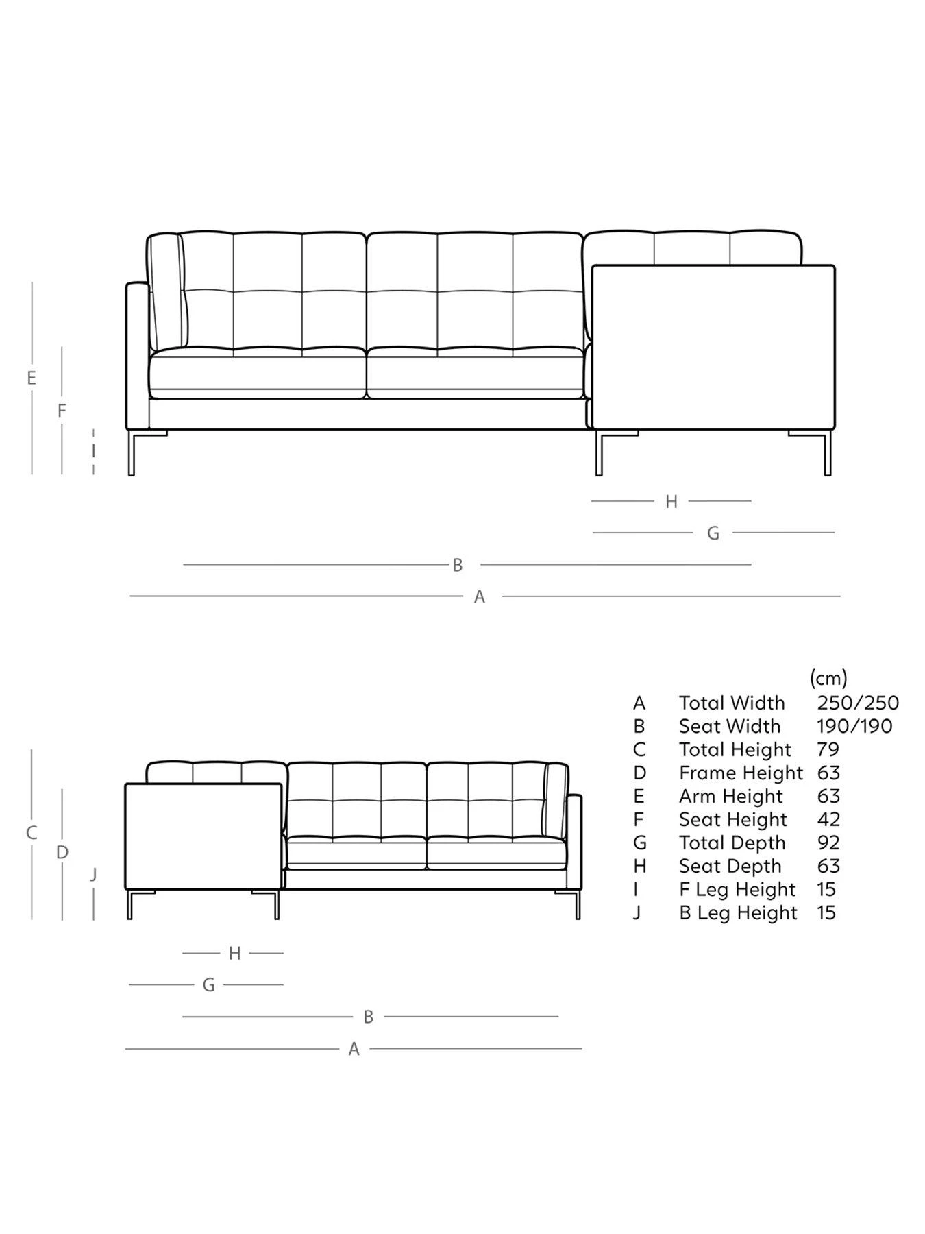 Swoon Landau Fabric 5 Seater Corner Sofa 8 Swoon Landau Fabric 5 Seater Corner Sofa - Image 6