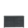 Julian Bowen Radley 6 Drawer Chest - Anthracite -FurniHaven Shop QGTM9 SQ1 0000000243 ANTHRACITE SLf