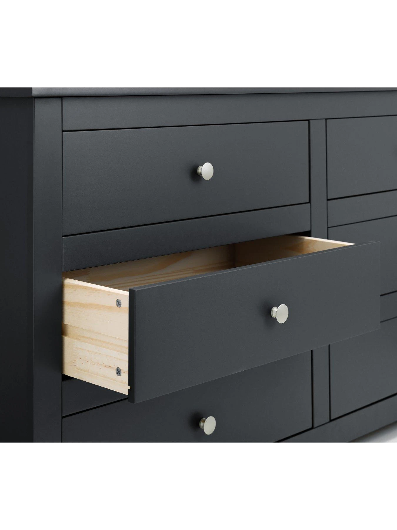 Julian Bowen Radley 6 Drawer Chest - Anthracite 7 Julian Bowen Radley 6 Drawer Chest - Anthracite - Image 5