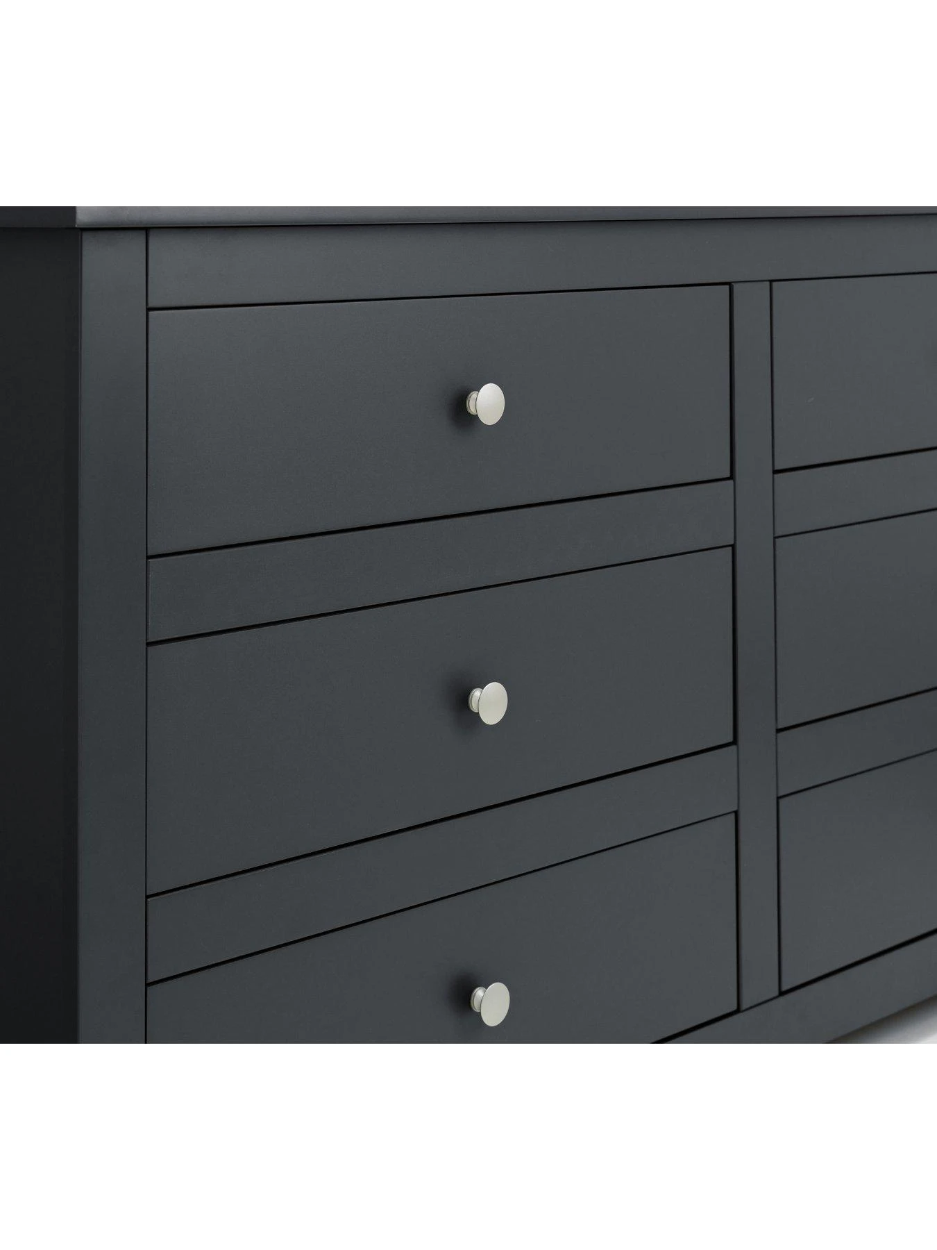 Julian Bowen Radley 6 Drawer Chest - Anthracite 8 Julian Bowen Radley 6 Drawer Chest - Anthracite - Image 6