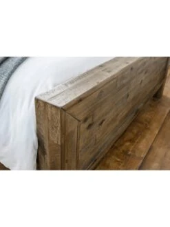 Julian Bowen Hoxton Double Wooden Bed - Solid Acacia -FurniHaven Shop QH9NX SQ6 0000000006 OAK SLd3