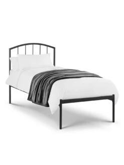 Julian Bowen Onyx Single Metal Bed Frame -FurniHaven Shop QHA3E SQ2 0000000004 BLACK RSr