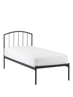 Julian Bowen Onyx Single Metal Bed Frame -FurniHaven Shop QHA3E SQ3 0000000004 BLACK SLd