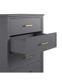 CosmoLiving By Cosmopolitan Westerleigh 4 Drawer Chest - Graphite Grey -FurniHaven Shop QKAMF SQ4 0000000005 GREY SLd