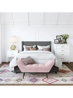 CosmoLiving By Cosmopolitan Westerleigh 4 Drawer Chest - White -FurniHaven Shop QKAMG SQ4 0000000013 WHITE SLd