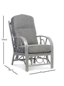 Desser Grey Bali Conservatory Suite (Sofa & Two Chairs) -FurniHaven Shop QKDRV SQ4 0000000088 NO COLOR SLd