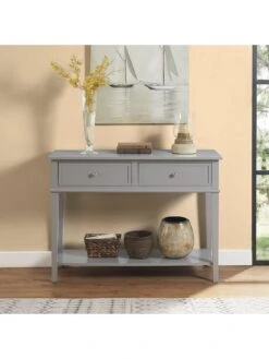 Dorel Home Franklin Console Table- Grey