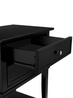 Dorel Home Franklin Side Table- Black -FurniHaven Shop QKE4M SQ3 0000000004 BLACK SLd