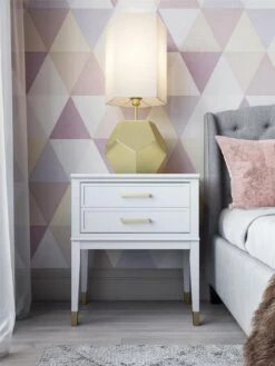 CosmoLiving By Cosmopolitan Westerleigh Side Table - White -FurniHaven Shop QKG4E SQ4 0000000013 WHITE SLd