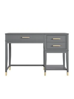 CosmoLiving By Cosmopolitan Westerleigh Lift Desk - Graphite Grey -FurniHaven Shop QKG4F SQ3 0000000005 GREY SLd