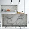 CosmoLiving By Cosmopolitan Ellis Wire Bar Stool - Grey -FurniHaven Shop QKG4P SQ1 0000000005 GREY RSr