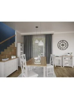 K-Interiors Fontana Ready Assembled Solid Wood Pair Of Dining Chairs -FurniHaven Shop QMARY SQ2 0000000311 GREY OAK RSr