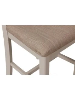 K-Interiors Fontana Ready Assembled Solid Wood Pair Of Dining Chairs -FurniHaven Shop QMARY SQ5 0000000311 GREY OAK SLd1