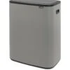 Brabantia Bo 30 + 30-Litre Touch Bin – Grey -FurniHaven Shop QMVPU SQ1 0000000005 GREY SLf