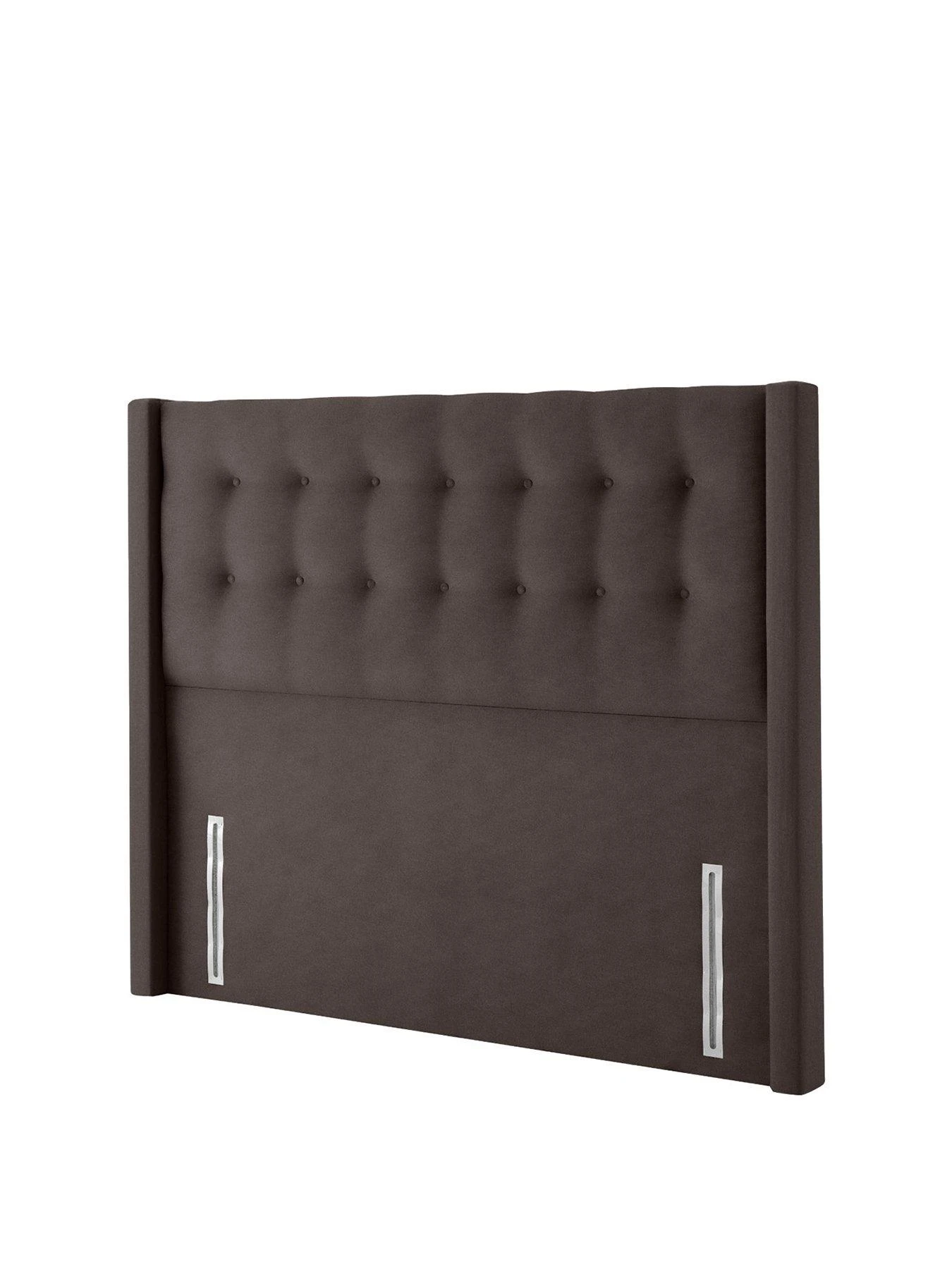 Silentnight Isla Velvet Winged Velvet Padded Headboard 3 Silentnight Isla Velvet Winged Velvet Padded Headboard