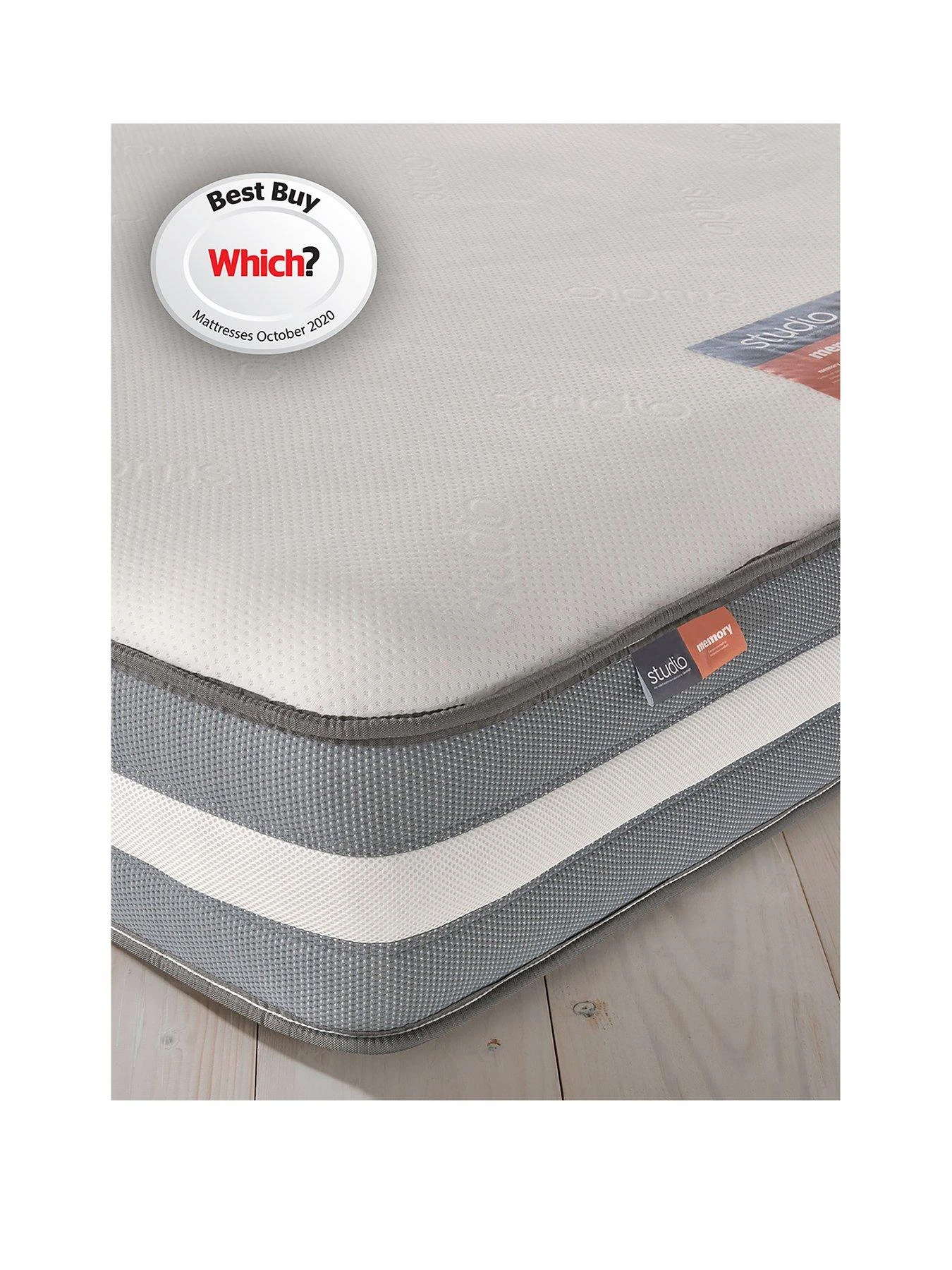 Silentnight Studio Memory 1000 Pocket Rolled Mattress - Medium Firm 3 Silentnight Studio Memory 1000 Pocket Rolled Mattress - Medium Firm