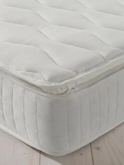 Silentnight Mila Velvet 1000 Pillowtop Divan Bed With Headboard And storage Options -FurniHaven Shop QQMFG SQ3 0000000035 SILVER SLd