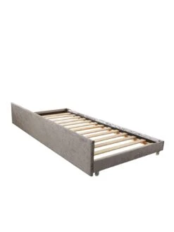 Very Home Connie Crushed Velvet Day Bed With Low Level Trundle And Mattress Options (Buy And SAVE!) -FurniHaven Shop QQMGU SQ5 0000000035 SILVER SLd1