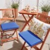 Pack Of 2 Seat Pads 42 X 39 X 5 Cm -FurniHaven Shop QUVMH SQ1 0000000020 BLUE RSr