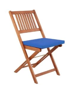 Pack Of 2 Seat Pads 42 X 39 X 5 Cm -FurniHaven Shop QUVMH SQ2 0000000020 BLUE SLf