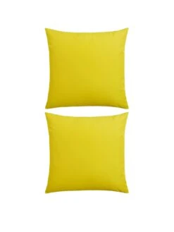 Very Home 2 Pack Of Garden Cushions - Sunshine Yellow - 45 X 45 X 12cm -FurniHaven Shop QUVML SQ2 0000000076 YELLOW SLf