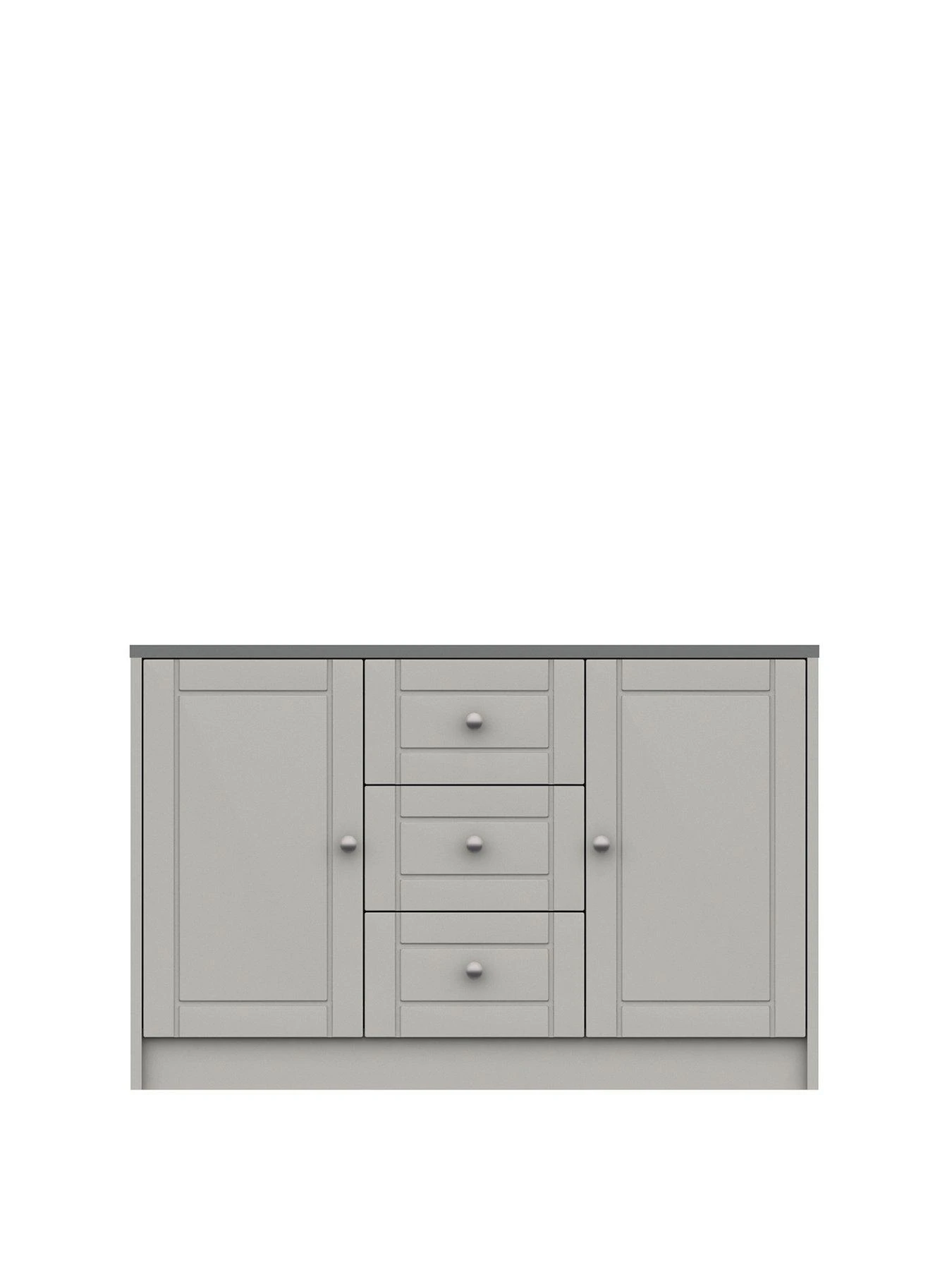 One Call Alderley Large Ready Assembled Sideboard - Grey 3 One Call Alderley Large Ready Assembled Sideboard - Grey