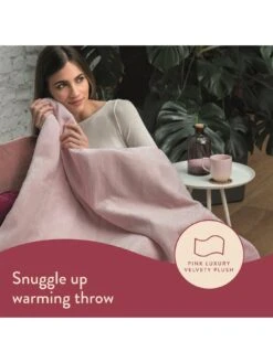 Dreamland Snuggle Up Warming Throw - Pink -FurniHaven Shop QVJC9 SQ3 0000000063 PINK SLd