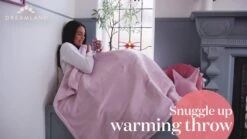 Dreamland Snuggle Up Warming Throw - Pink -FurniHaven Shop QVJC9 SQ8 0000000063 PINK DVvL