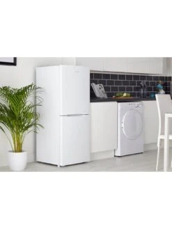 Candy CSC1365WEN 50/50 Fridge Freezer, 173 Litre Capacity - White -FurniHaven Shop QXVA6 SQ6 0000000013 WHITE SLd4