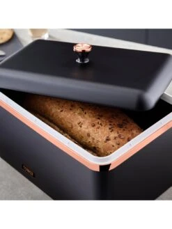 Tower Cavaletto Bread Bin - Black -FurniHaven Shop QYAWN SQ2 0000000004 BLACK SLd