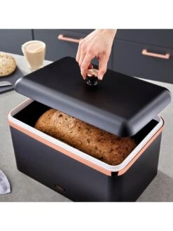 Tower Cavaletto Bread Bin - Black -FurniHaven Shop QYAWN SQ3 0000000004 BLACK SLd1