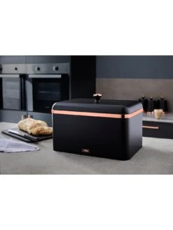 Tower Cavaletto Bread Bin - Black -FurniHaven Shop QYAWN SQ5 0000000004 BLACK SLd3