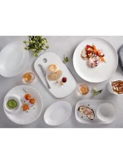 Maxwell & Williams Panama Stoneware Chip And Dip Serving Bowl -FurniHaven Shop QYVPG SQ2 0000000013 WHITE SLd