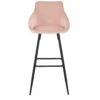 Very Home Dahlia Bar Stool - Pink/Black -FurniHaven Shop R3JTH SQ1 0000000343 PINK BLACK SLf