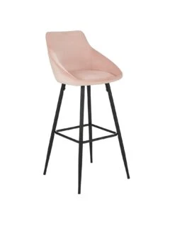 Very Home Dahlia Bar Stool - Pink/Black -FurniHaven Shop R3JTH SQ3 0000000343 PINK BLACK SLf1