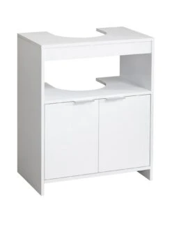 Lloyd Pascal Lexi Under Sink Cabinet 10 Lloyd Pascal Lexi Under Sink Cabinet -FurniHaven Shop R7RVG SQ3 0000000013 WHITE SLa