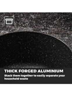 Tower Precision 5 Piece Pan Set -FurniHaven Shop RAYTL SQ5 0000000004 BLACK SLd3