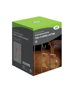 Smart Solar Forli Flaming Lantern 2 Pack -FurniHaven Shop RCF3W SQ5 0000000099 N A SLd3