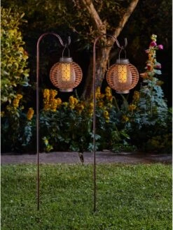 Smart Solar Forli Flaming Lantern 2 Pack -FurniHaven Shop RCF3W SQ6 0000000099 N A SLd4