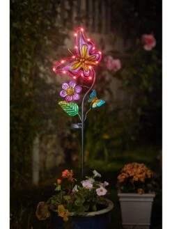 Smart Solar 2 Pack Flutterbella Garden Stake Lights 9 Smart Solar 2 Pack Flutterbella Garden Stake Lights -FurniHaven Shop RCF4P SQ3 0000000099 N A SLd1