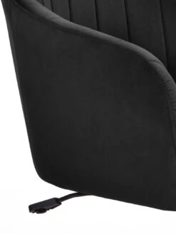 Very Home Molby Fabric Office Chair - Black - FSC® Certified -FurniHaven Shop RCFCU SQ4 0000003539 BLACK CHROME SLd