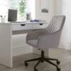 Very Home Diamond Fabric Office Chair - Grey - FSC® Certified -FurniHaven Shop RCFCY SQ1 0000000005 GREY RSr