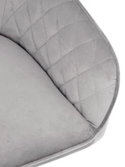 Very Home Diamond Fabric Office Chair - Grey - FSC® Certified -FurniHaven Shop RCFCY SQ5 0000000005 GREY SLd1