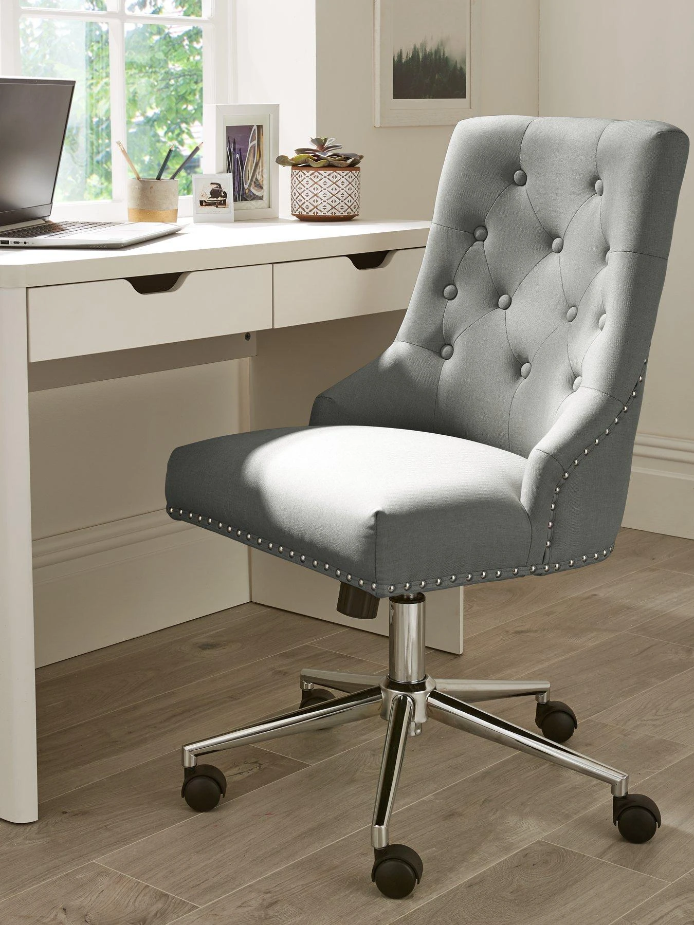 Very Home New Warwick Fabric Office Chair - Grey - FSC® Certified 3 Very Home New Warwick Fabric Office Chair - Grey - FSC® Certified
