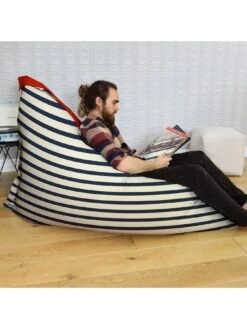 Rucomfy Giant Stripe Squarbie (Indoor/Outdoor) 9 Rucomfy Giant Stripe Squarbie (Indoor/Outdoor) -FurniHaven Shop RCR66 SQ3 0000000017 RED SLd