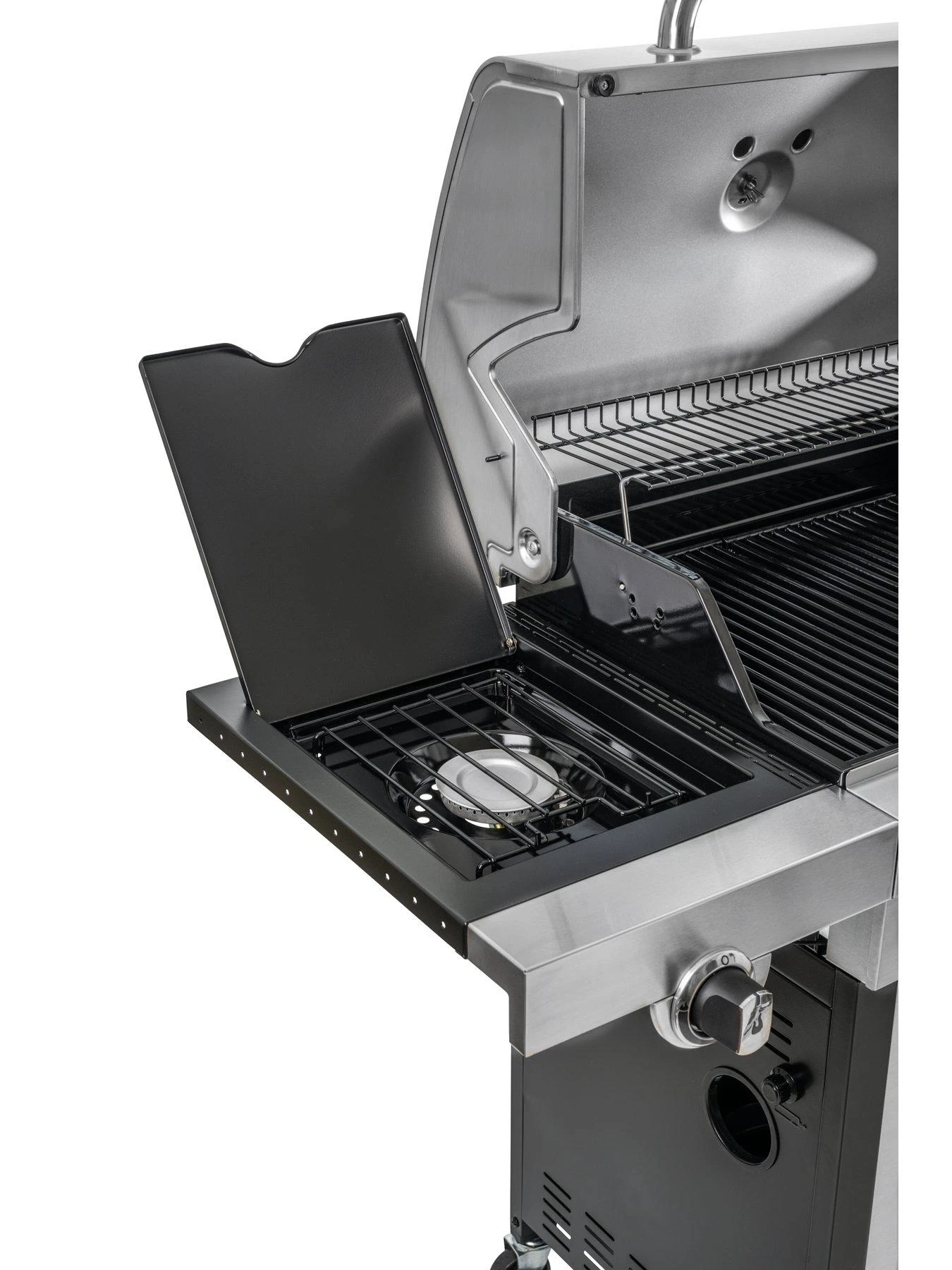 Char-Broil Advantage Series™ 445S - 4 Burner Gas Barbecue Grill With TRU-Infrared™ Technology - Stainless Steel 7 Char-Broil Advantage Series™ 445S - 4 Burner Gas Barbecue Grill With TRU-Infrared™ Technology - Stainless Steel - Image 5