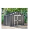 Canopia By Palram Yukon 11X9 Dark Grey Shed+Floor Wpc -FurniHaven Shop RFYYU SQ1 0000000070 DARK GREY SLf