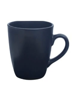 Premier Housewares Black Glazed 16-Piece Stoneware Dinner Set  -FurniHaven Shop RGWHR SQ2 0000000004 BLACK SLd